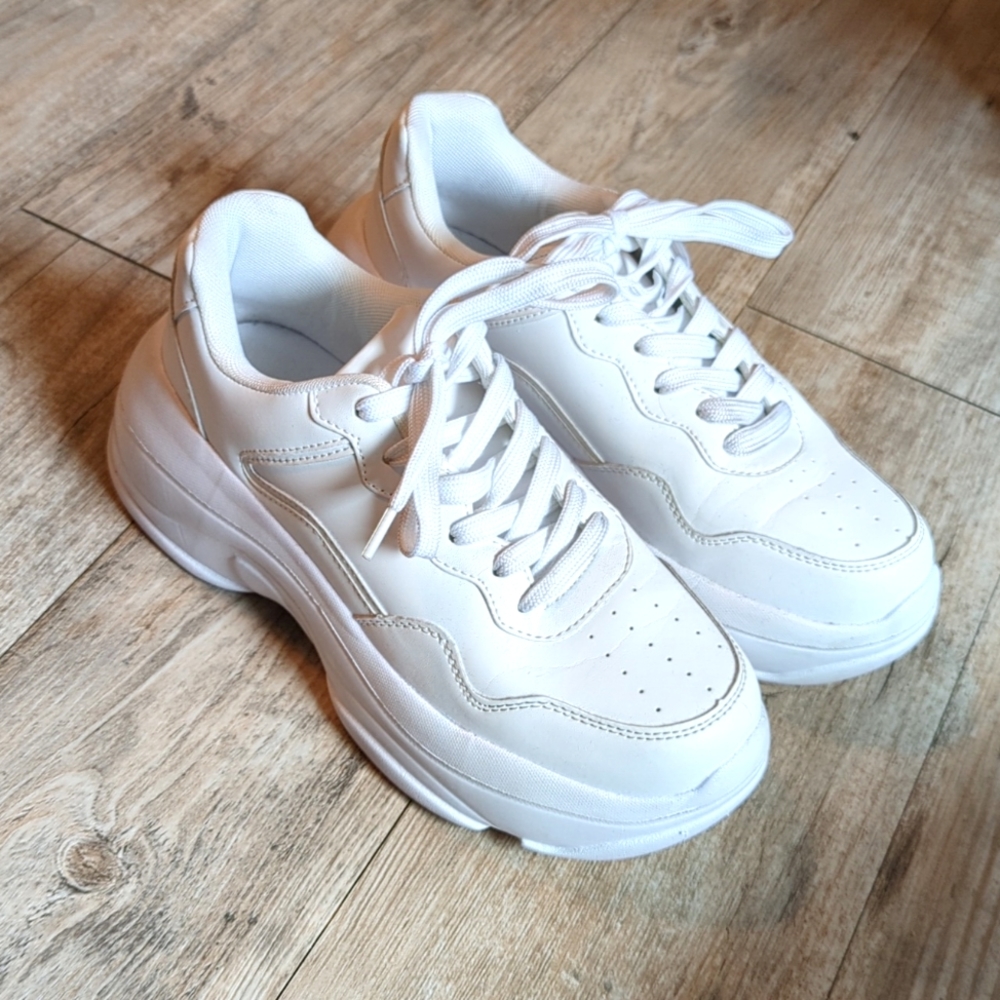 ASOS Truffle Collection paneled chunky lace up sneakers